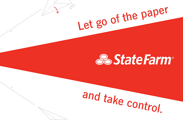 State Farm: Paper Airplane Mailer